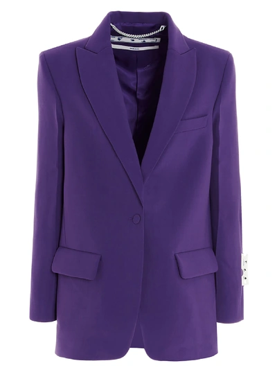 Shop Off-white Tomboy Blazer In Purple