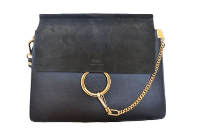Shop Chloé Faye Shoulder Bag In Black