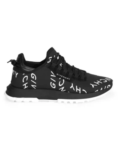 Shop Givenchy Spectre Low-top Logo Sneakers In Black White