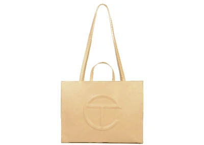 Pre-owned Telfar Shopping Bag Large Cream | ModeSens Pre-owned Telfar Shopping Bag Large Cream | ModeSens