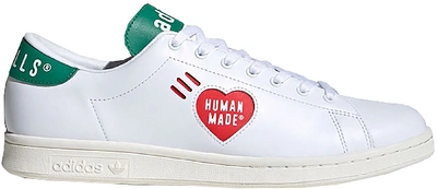Pre-owned Adidas Originals Stan Smith Human Made White Green In Cloud White/off  White/gold Metallic | ModeSens