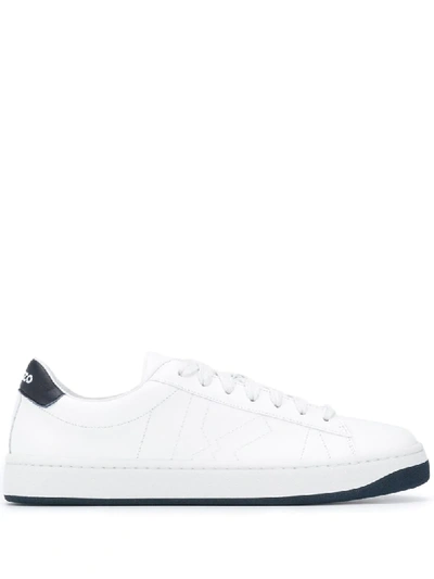 Shop Kenzo Kourt K Low-top Sneakers In White