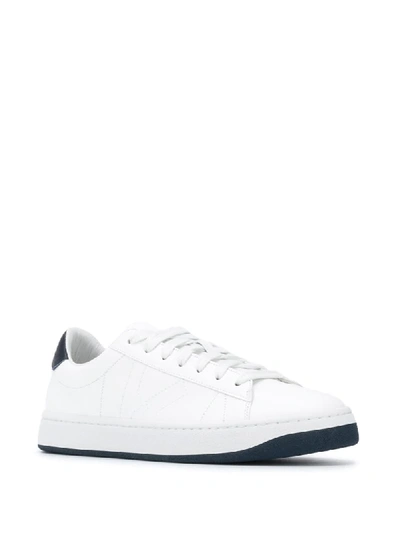 Shop Kenzo Kourt K Low-top Sneakers In White