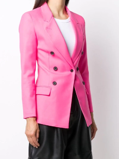 Shop Smythe Not A Double-breasted Blazer In Pink