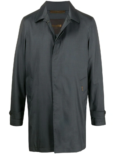 Shop Moorer Tegovittorgo Single-breasted Coat In Grey