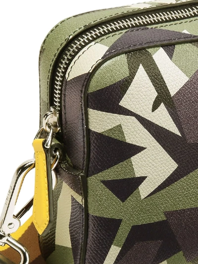 Shop Fendi Medium Camouflage Bag Bugs Print Camera Bag In Green