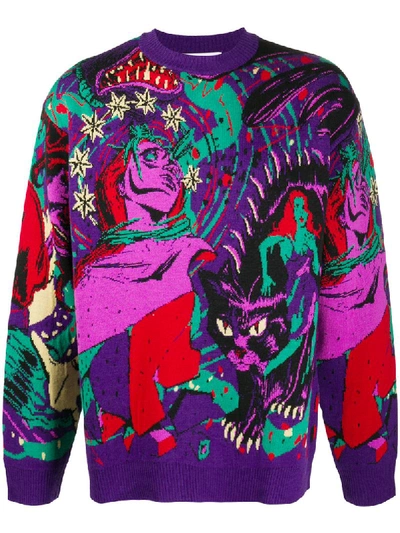 MSGM GRAPHIC PRINT JUMPER 