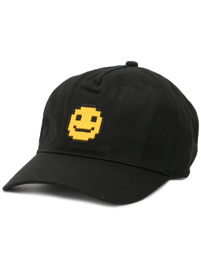 Shop Mostly Heard Rarely Seen 8-bit Logo Embroidered Cap In Black