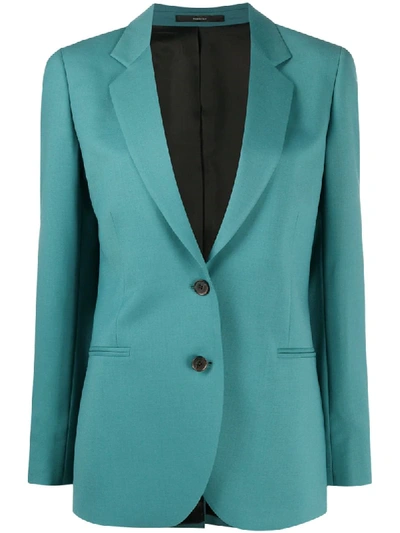 Shop Paul Smith Tailored Suit Jacket In Blue