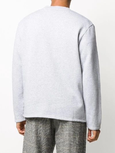 Shop Fiorucci Crewneck Sweatshirt In Grey