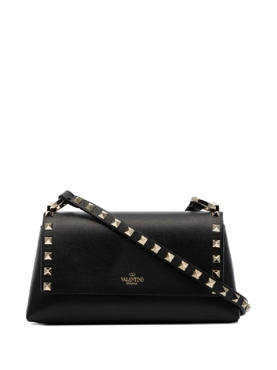 Shop Valentino Mini Rockstud Crossbody Bag In Black
