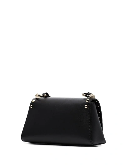 Shop Valentino Mini Rockstud Crossbody Bag In Black