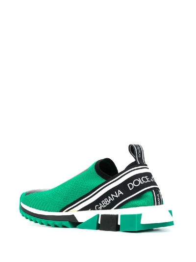 Shop Dolce & Gabbana Sorrento Low-top Sneakers In Green