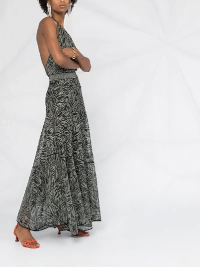 Shop Missoni Sleeveless Maxi Dress In Black