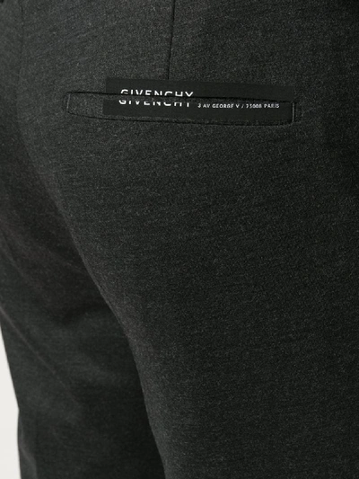 Shop Givenchy Slim-fit Tailored Trousers In Grey