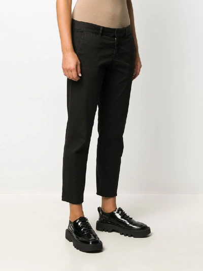 Shop Nili Lotan East Hampton Cropped Trousers In Black