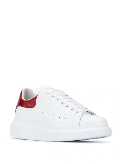 Shop Alexander Mcqueen Oversized Sneakers In White