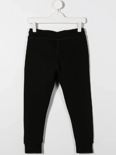 Shop Dsquared2 Logo Print Track Pants In Black