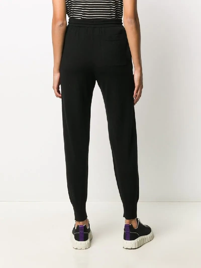 Shop Markus Lupfer Lara Lip-sequin Knitted Trousers In Black