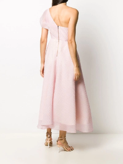 Shop Roland Mouret Ostuni Dress In Pink