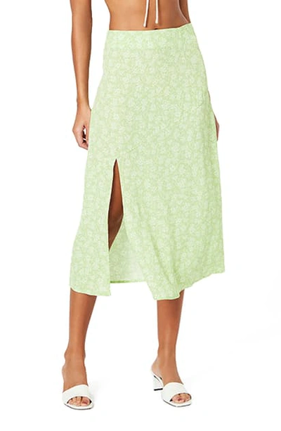 Shop Minkpink Summer Lovin' Midi Skirt In Greenery