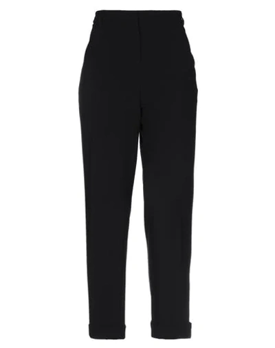 Shop Boutique Moschino Woman Pants Black Size 2 Triacetate, Polyester