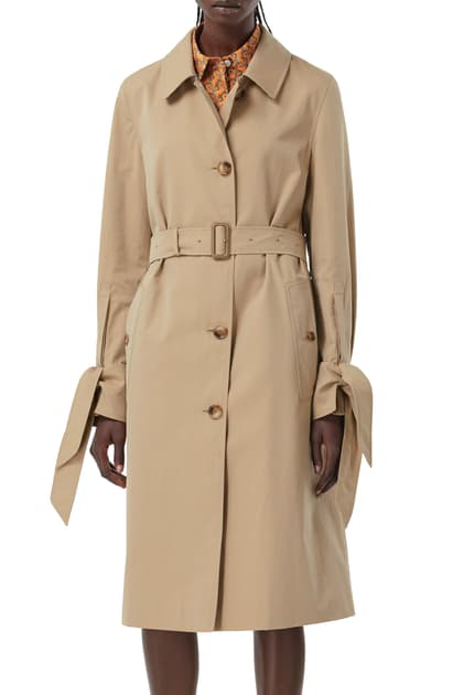 burberry single breasted trench coat