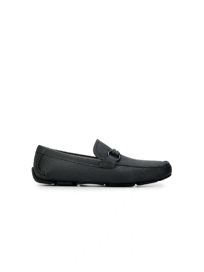 Shop Ferragamo Front Leather Loafer