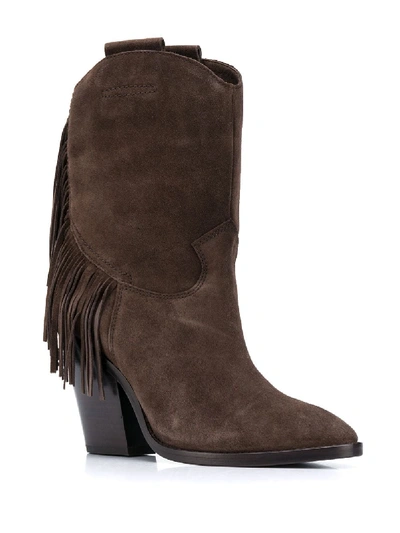 Shop Ash Emotion Bis Ankle Boots In Brown