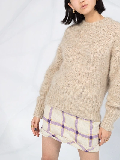 Shop Isabel Marant Wool Sweater In Beige