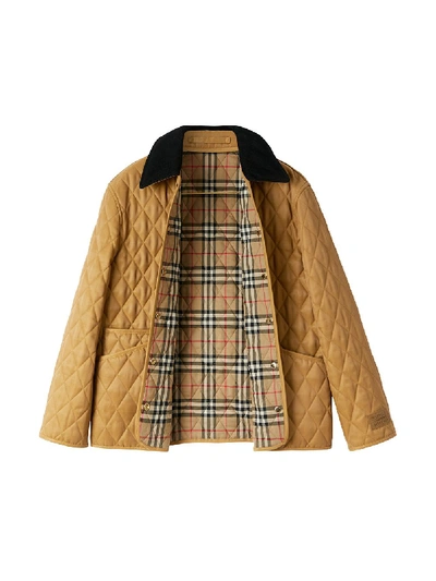 Shop Burberry Dranefeld Jacket In Beige