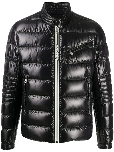 Shop Moncler Caroux Down Coat In Black