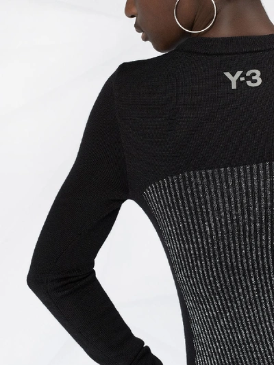 Shop Y-3 Wool Dress In Black