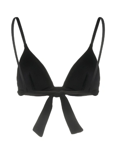 Shop La Perla Love Journey Traingle Bikini Top In Black