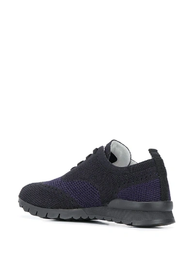 Shop Kiton Classic Sneakers In Blue