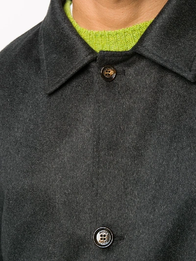 Shop Kired Peakc Cashmere Coat In Black