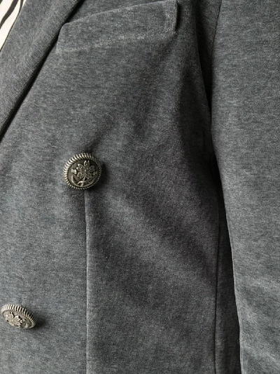 Shop Circolo 1901 Cotton Jacket In Grey