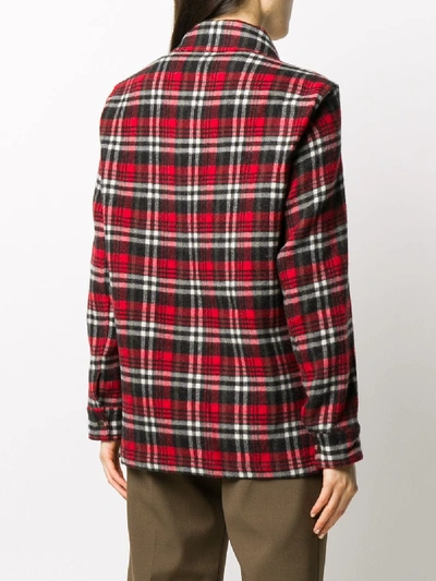 Shop Pierre-louis Mascia Wool Jacket In Red