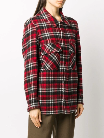 Shop Pierre-louis Mascia Wool Jacket In Red