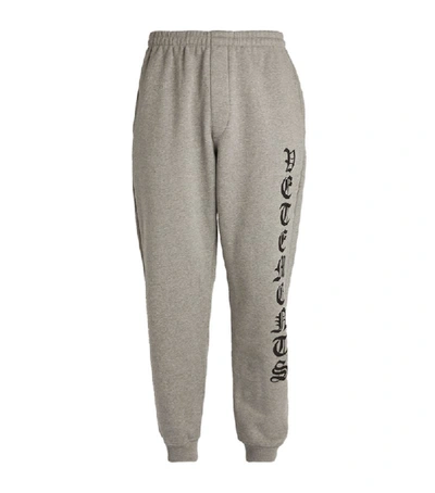 Shop Vetements Gothic Logo Sweatpants