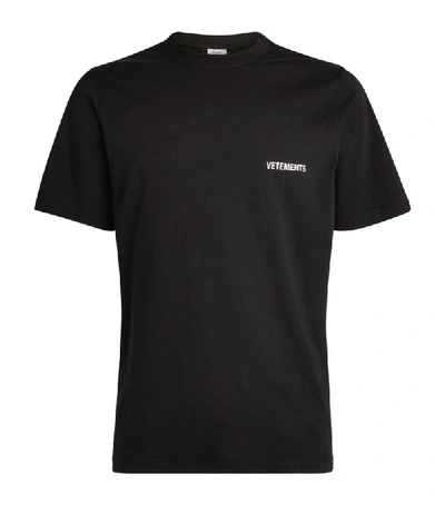 Shop Vetements Logo T-shirt