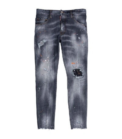 Shop Dsquared2 Distressed Super-skinny Jeans