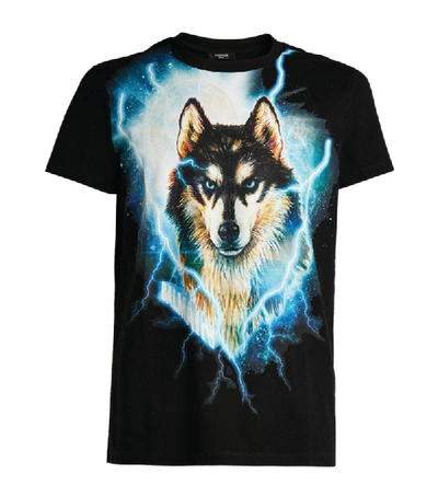 Shop Balmain Wolf T-shirt