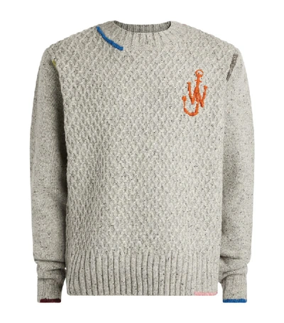 Shop Jw Anderson Knitted Sweater