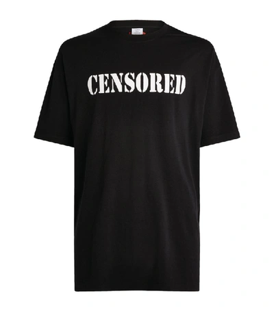 Shop Vetements Censored T-shirt