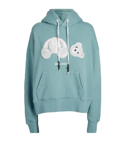 Shop Palm Angels Kill The Bear Cotton Hoodie