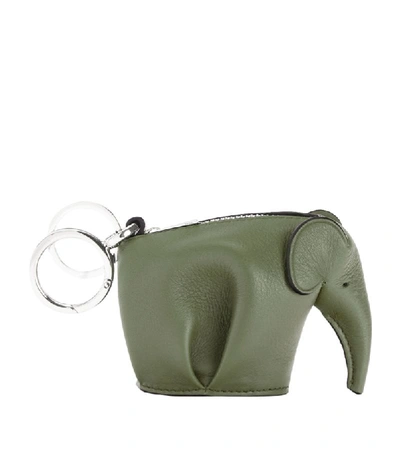 Shop Loewe Leather Elephant Charm