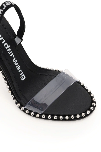 Shop Alexander Wang Pvc Nova Sandals In Black