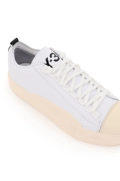 Shop Y-3 Yuben Low Sneakers In White,black