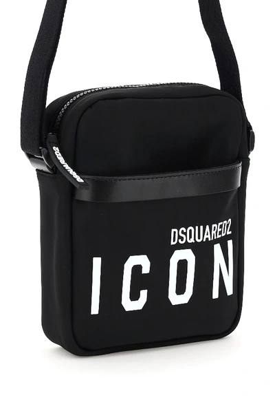 Shop Dsquared2 Icon Messenger In Black